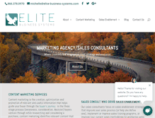 Tablet Screenshot of elite-business-systems.com